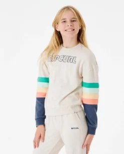 Rip Curl Surf Break Crew - Girl's (8-14 Years)