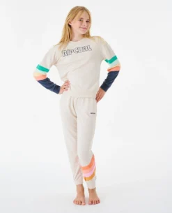 Rip Curl Surf Break Crew - Girl's (8-14 Years) -Roxy Ski Store 00fgfl 8526 4