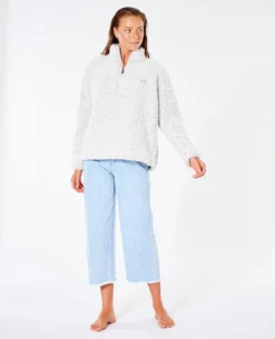 Rip Curl Dark N Stormy 1/4 Zip Crew Jumper 11 Rip Curl Dark N Stormy 1/4 Zip Crew Jumper -Roxy Ski Store 4 zip crew jumper off white 4