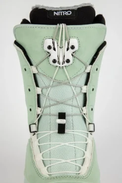 NITRO Crown TLS Ladies Snowboard Boots -Roxy Ski Store 848643 003 crown tls mint white 3