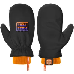 Draplin Rancher Snow Mitt -Roxy Ski Store DDC x RAD Hell Yeah Lush Leather