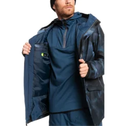Quiksilver Mission Printed Insulated Jacket 20 Quiksilver Mission Printed Insulated Jacket -Roxy Ski Store EQYTJ03338 BSN5 Alternate 2