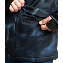 Quiksilver Mission Printed Insulated Jacket 16 Quiksilver Mission Printed Insulated Jacket -Roxy Ski Store EQYTJ03338 BSN5 Alternate 6