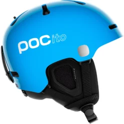 POCito Fornix Jr Helmet -Roxy Ski Store FORNIX POCito fluoBlue RIGHT
