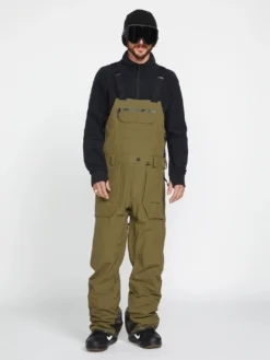 Volcom Mens Rain Gore-Tex Bib Overall -Roxy Ski Store G1352301 DTK 24