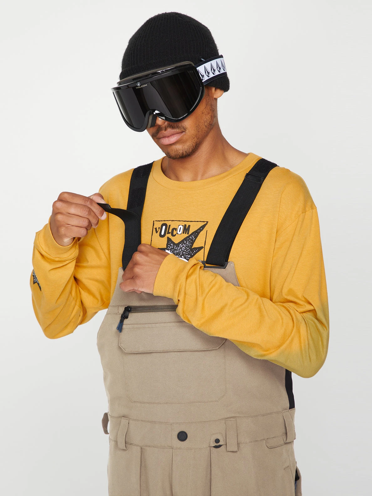 Volcom Mens Roan Bib Overall Snow Pant 16 Volcom Mens Roan Bib Overall Snow Pant - Image 16