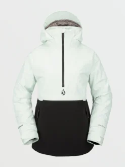Volcom Womens Fern Insulated Gore-Tex Pullover - Ice Green