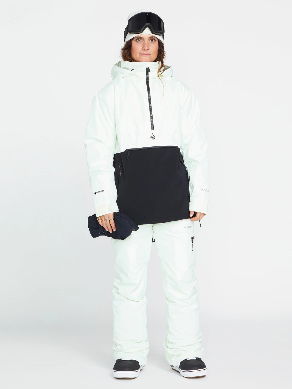 Volcom Womens Fern Insulated Gore-Tex Pullover - Ice Green 12 Volcom Womens Fern Insulated Gore-Tex Pullover - Ice Green - Image 12