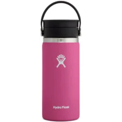 Hydro Flask Flex Sip Lid 16oz Insulated Coffee Cup -Roxy Ski Store Hydro Flask 16 oz Wide Mouth Flex Sip Carnation