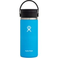 Hydro Flask Flex Sip Lid 16oz Insulated Coffee Cup -Roxy Ski Store Hydro Flask 16 oz Wide Mouth with Flex Sip Lid Pacific