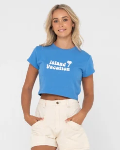 Rusty Island Vacation Baby Tee