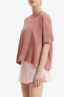 Kai Washed Tee -Roxy Ski Store NL NU24599 HENNA 006