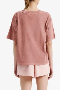 Kai Washed Tee -Roxy Ski Store NL NU24599 HENNA 012