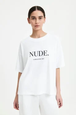 Nude. Washed Tee