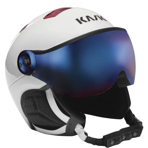 KASK Chrome Visor Snow Helmet 5 KASK Chrome Visor Snow Helmet -Roxy Ski Store PIUMA R CHROME WHITE RAINBOW 6143edde 7249 49cd ac55 75c3e6c3ee48