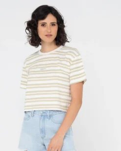 Rusty Throwback Crop Tee