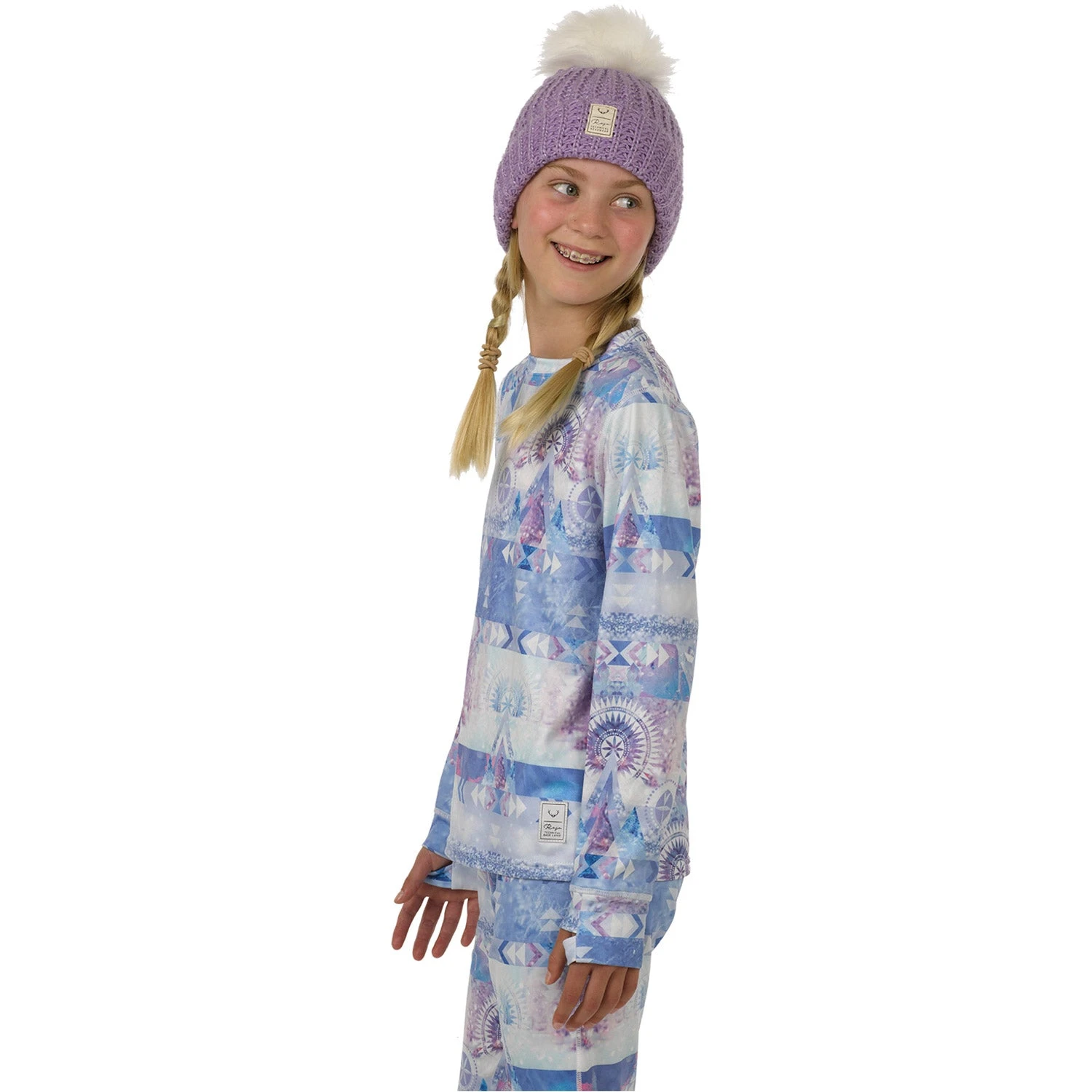 Girls Jyndie Crew Neck Top 2 Girls Jyndie Crew Neck Top - Image 2