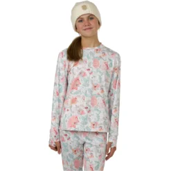 Girls Jyndie Crew Neck Top 13 Girls Jyndie Crew Neck Top -Roxy Ski Store W22RGBL0906 GIRLS JYNDIE CREW NECK TOP RSW 1