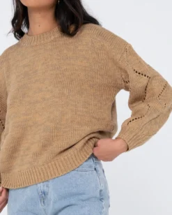 Rusty Rossie Crew Neck -Roxy Ski Store W23 CKL0432 LAT 5