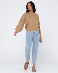 Rusty Rossie Crew Neck -Roxy Ski Store W23 CKL0432 LAT 6