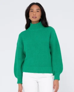 Rusty Marlow Chunky Knit -Roxy Ski Store W23 CKL0435 EME 1