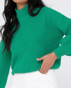 Rusty Marlow Chunky Knit -Roxy Ski Store W23 CKL0435 EME 4