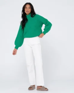 Rusty Marlow Chunky Knit -Roxy Ski Store W23 CKL0435 EME 6