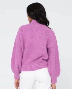 Rusty Marlow Chunky Knit -Roxy Ski Store W23 CKL0435 VIO 3