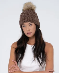 Rusty Storm Beanie -Roxy Ski Store W23 HBL0322 BRN 3