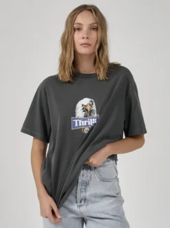 Rise Above Merch Tee - Merch Black -Roxy Ski Store WTS22 106BM3