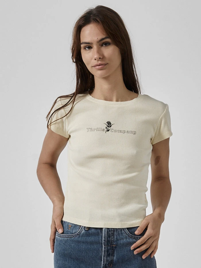 Between Two Thorns Cap Sleeve Tee - Sunlight 1 Between Two Thorns Cap Sleeve Tee - Sunlight