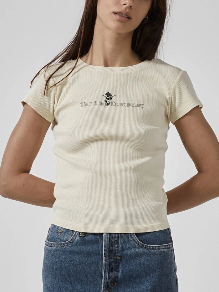 Between Two Thorns Cap Sleeve Tee - Sunlight 3 Between Two Thorns Cap Sleeve Tee - Sunlight - Image 3