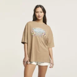 Wrangler Coastal Floral Hemp Tee