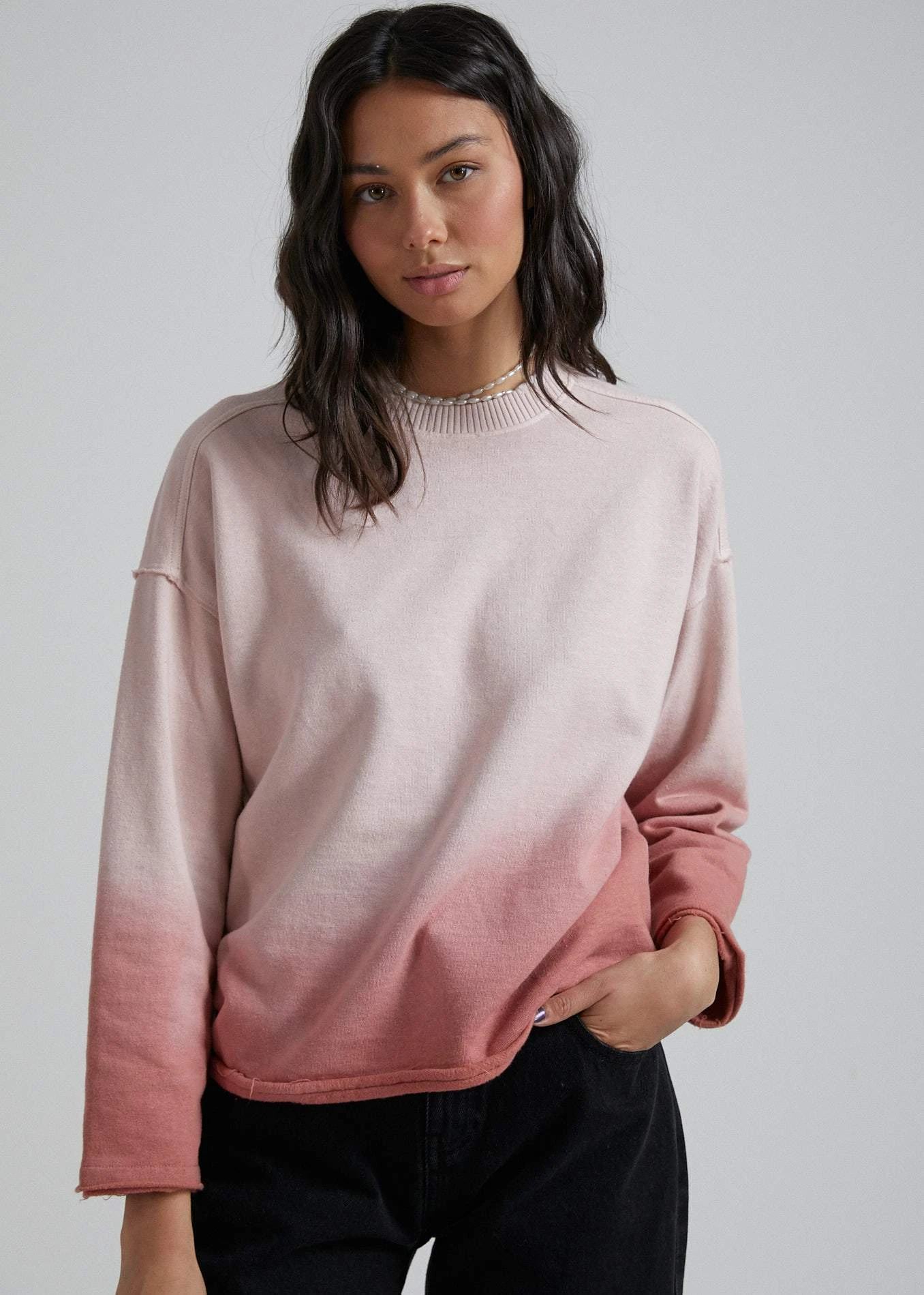 Afends Gretal - Hemp Oversized Crew Neck 1 Afends Gretal - Hemp Oversized Crew Neck