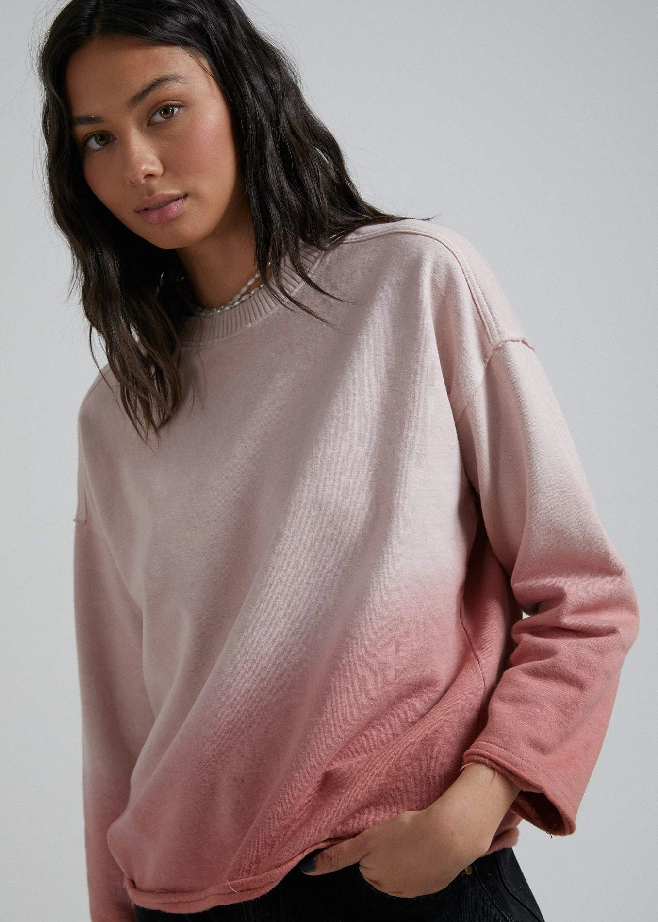 Afends Gretal - Hemp Oversized Crew Neck 2 Afends Gretal - Hemp Oversized Crew Neck - Image 2