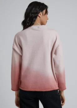 Afends Gretal - Hemp Oversized Crew Neck 9 Afends Gretal - Hemp Oversized Crew Neck -Roxy Ski Store afends gretal hemp oversized crew neck ash pink dip dye ash pink dip dye 4