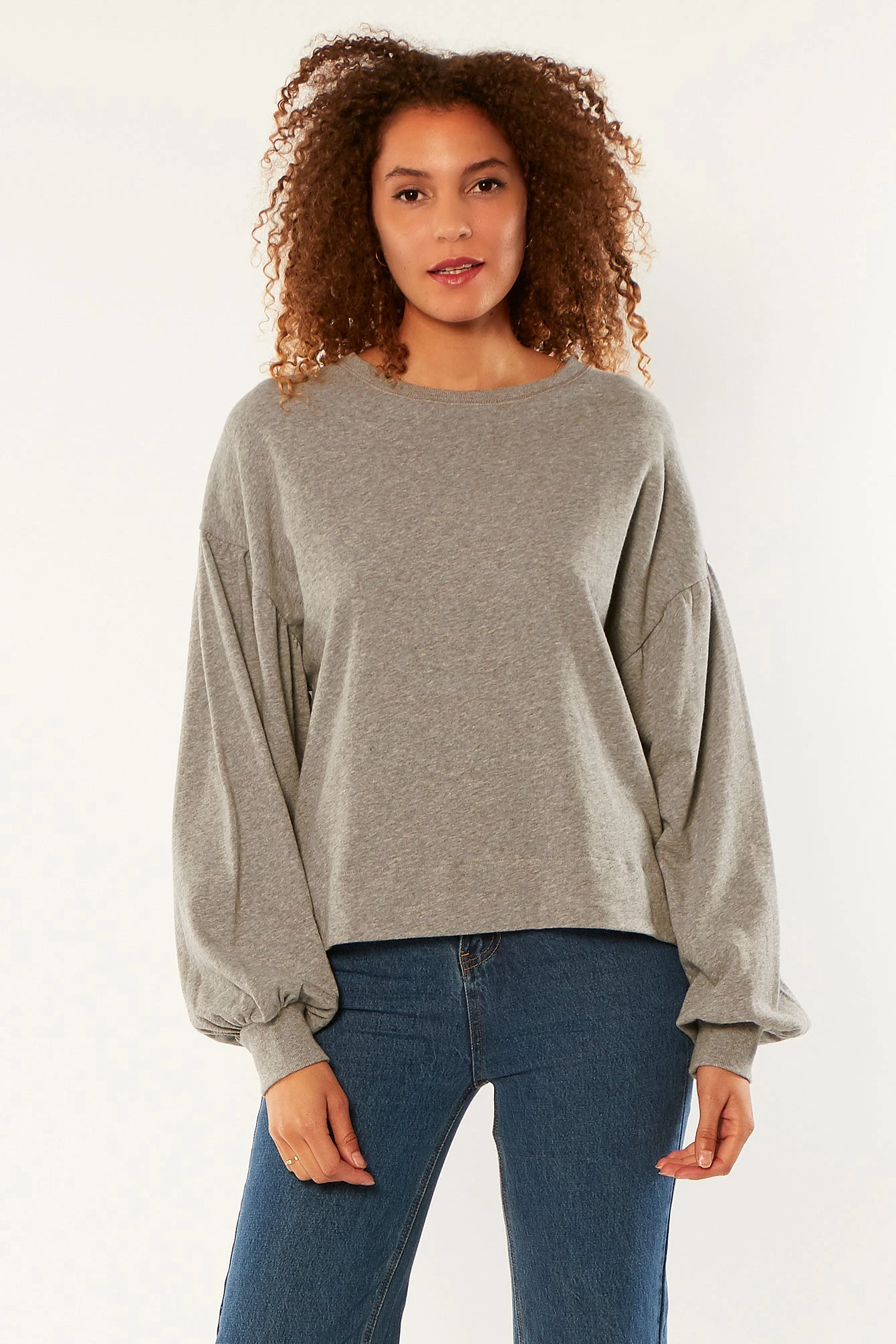 CAMILA LONG SLEEVE KNIT FLEECE TOP 1 CAMILA LONG SLEEVE KNIT FLEECE TOP