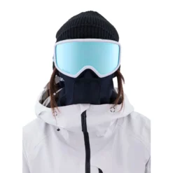Anon Deringer Snow Goggle -Roxy Ski Store anon deringer goggle 2023 ripple perceive variable blue amber lens 3
