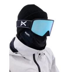 Anon M4 Cylindrical MFI Snow Goggle -Roxy Ski Store anon m4 cylindrical mfi goggle 2023 black perceive blue lens 4 b203306e 0456 4e45 b546 d7587ec01b66