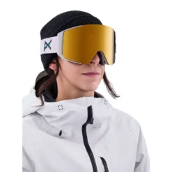 Anon Sync Snow Goggle -Roxy Ski Store anon sync goggle 2023 warm grey perceive sunny bronze 3