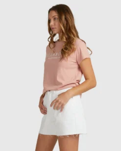 Billabong Serenity Short Sleeve T-Shirt -Roxy Ski Store billabong serenity short sleeve t shirt ash rose 3