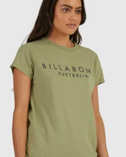 Billabong Serenity T-Shirt -Roxy Ski Store billabong serenity t shirt washed olive 5