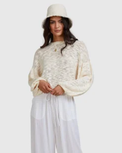 Billabong Sunray Crew 8 Billabong Sunray Crew -Roxy Ski Store billabong sunray crew white 3