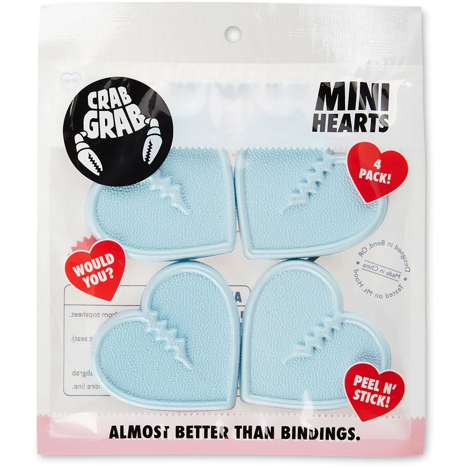 Crab Grab Mini Hearts 4pk Stomp Pad 7 Crab Grab Mini Hearts 4pk Stomp Pad - Image 7
