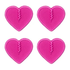 Crab Grab Mini Hearts 4pk Stomp Pad 10 Crab Grab Mini Hearts 4pk Stomp Pad -Roxy Ski Store crab grab mini hearts 4pk traction pink 1