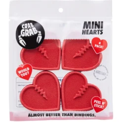Crab Grab Mini Hearts 4pk Stomp Pad 9 Crab Grab Mini Hearts 4pk Stomp Pad -Roxy Ski Store crab grab mini hearts 4pk traction red 3