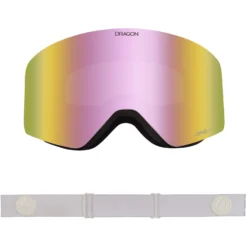 Dragon R1 OTG Asian Fit Snow Goggles -Roxy Ski Store dragon r1otg asian fit snow goggles 2023 whiteout lumalens pink ion w lumalens dark smoke 2
