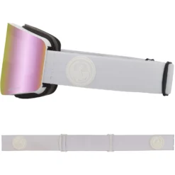 Dragon R1 OTG Asian Fit Snow Goggles -Roxy Ski Store dragon r1otg asian fit snow goggles 2023 whiteout lumalens pink ion w lumalens dark smoke 3