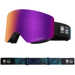 Dragon R1 OTG Snow Goggles -Roxy Ski Store dragon r1otg snow goggles 2023 black lumalens purple ion w lumalens amber 1