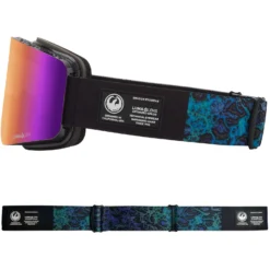 Dragon R1 OTG Snow Goggles -Roxy Ski Store dragon r1otg snow goggles 2023 black lumalens purple ion w lumalens amber 3